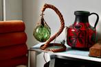 Vintage Audoux Minet-lamp uit 1950,  touw, deco-ontwerp, Antiek en Kunst, Ophalen of Verzenden