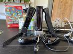 Wii spelconsole + 4 games, Games en Spelcomputers, Spelcomputers | Nintendo Wii, Ophalen of Verzenden, Zo goed als nieuw, Met 2 controllers