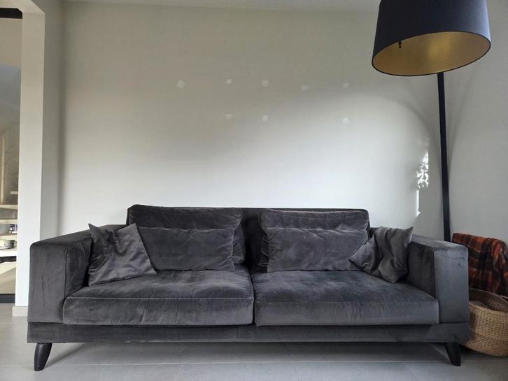 Tweedelige salon, Maison & Meubles, Canapés | Coins salons complets, Utilisé, Tissus, Enlèvement