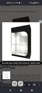 Tente de culture 120x60cm secret jardin dark street 120w, Jardin & Terrasse, Produits de culture, Enlèvement, Comme neuf, Tente de culture