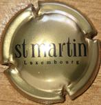 Crémant Luxembourg capsule ST MARTIN goud & zwart nr 02, Verzamelen, Wijnen, Nieuw, Overige gebieden, Witte wijn, Ophalen of Verzenden