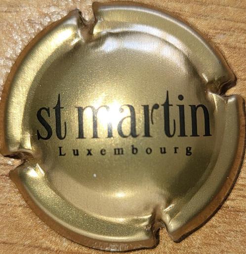 Capsule Crémant Luxembourg ST MARTIN or & noir nr 02, Collections, Vins, Neuf, Vin blanc, Autres régions, Enlèvement ou Envoi