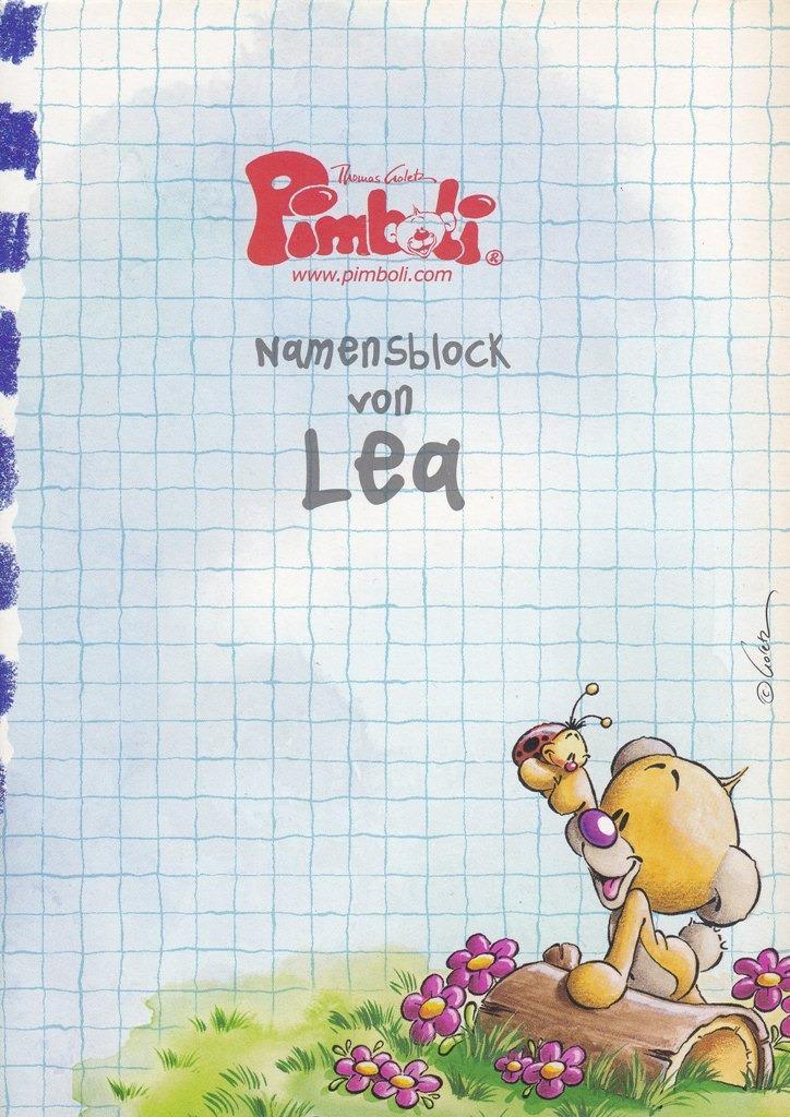 Pimboli restblok Lea – Generatie 4 met 20 blaadjes., Verzamelen, Diddl, Nieuw, Papier, Kaart of Schrift, Pimboli, Ophalen of Verzenden