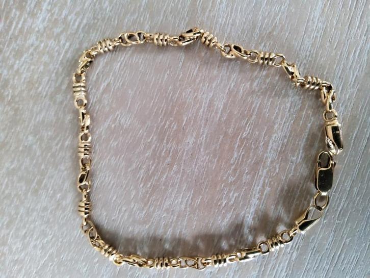 Prachtige Byzantijnse Armband 14k, Handtassen en Accessoires, Armbanden, Nieuw, Goud, Goud, Ophalen