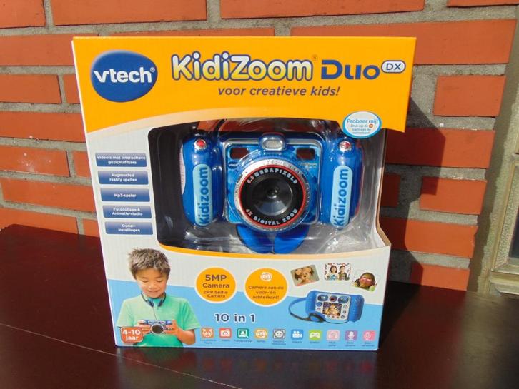V-Tech kidizoom Duo DX Blauw, Nieuw in de doos., Kinderen en Baby's, Speelgoed | Vtech, Nieuw, Ophalen of Verzenden