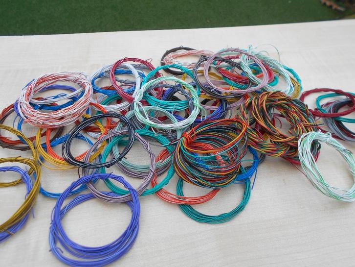 hobby electro montage draad - 150 meter ( of 300 meter ), Hobby & Loisirs créatifs, Trains miniatures | HO, Comme neuf, Autres types