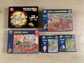 Puzzels jan van haasteren en wasgij beschikbaar voor biedingen