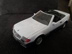 1/18 Mercedes Benz 500 SL cabrio wit, Overige merken, Ophalen of Verzenden, Zo goed als nieuw, Auto