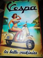 Plaque en métal  30*20cm Vespa, Verzamelen, Merken en Reclamevoorwerpen, Ophalen of Verzenden