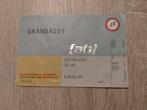 Grandaddy AB concertticket (Brussel) 2003, Ophalen, Gebruikt, Overige typen