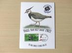 Carte "Oiseau de l'année 2022" avec duostamp Vanneau huppé, Enlèvement ou Envoi