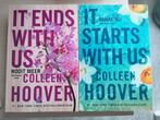 Colleen Hoover - It ends with us & It starts with us, Comme neuf, Enlèvement ou Envoi