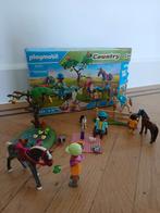 Playmobil ruiters, paarden en picknick 71239, Ophalen, Zo goed als nieuw