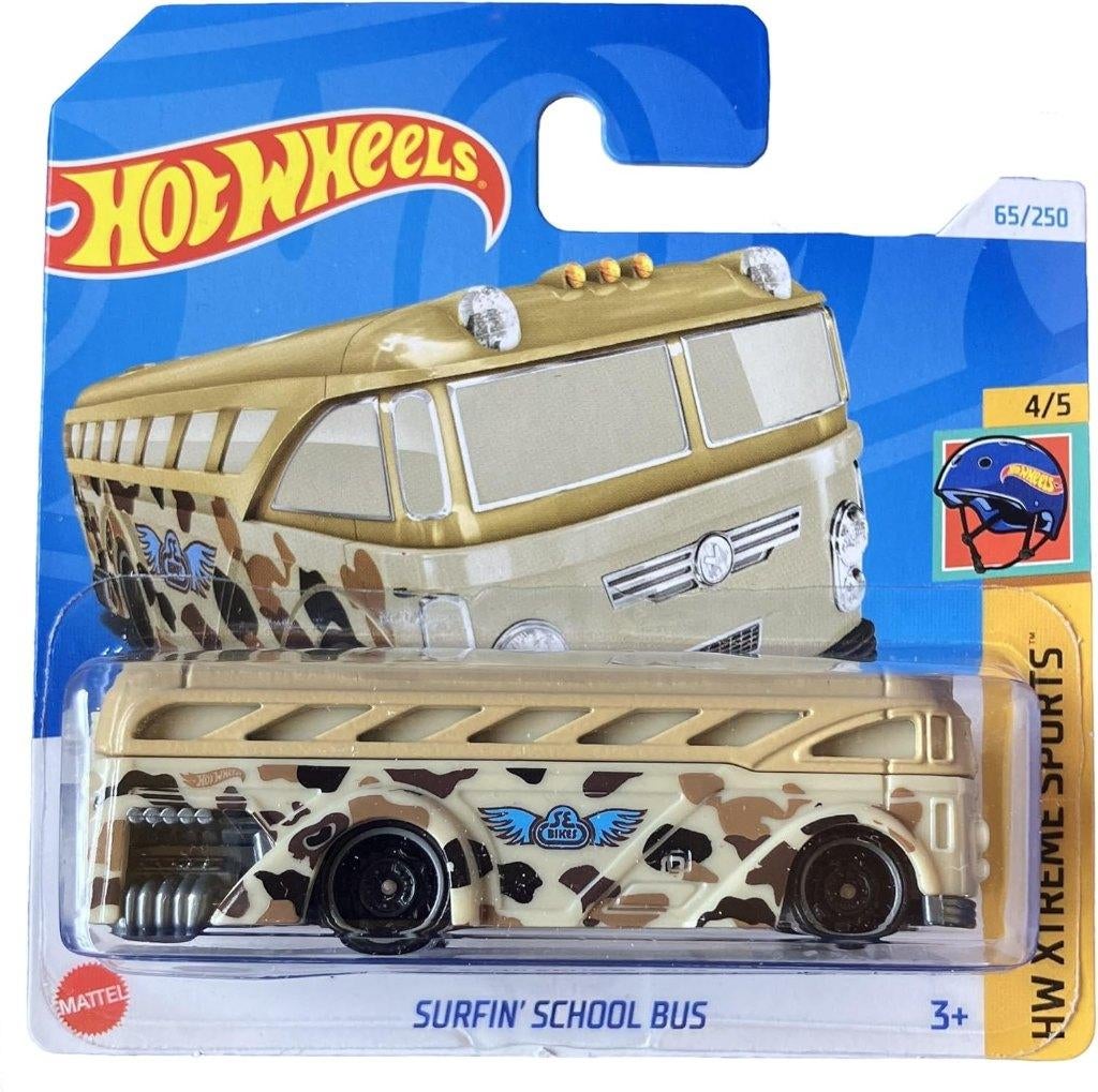 Hot Wheels - HW Xtreme Sports - Surfin' School Bus - 1:64, 333 Continental Boulevard, El Segundo, CA 90245, United States, Nieuw