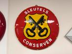 Sleutels Conserveren emaille bord, Ophalen, Gebruikt, Reclamebord