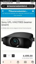 Sony vpl-vw270es, Audio, Tv en Foto, Beamers