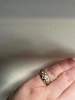 Ring met fijne steentjes, Verzenden, Zo goed als nieuw