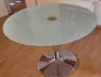 Glazen tafel (diameter 110), Huis en Inrichting, Ophalen, Gebruikt