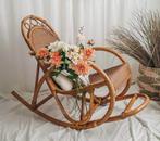 Schommelstoel, Ophalen, Gebruikt, Bruin, Riet of Rotan