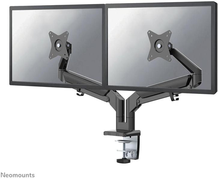 Dubbele monitorarm Neomounts DS70-810BL2 (2x 17-32"), Computers en Software, Monitoren, Zo goed als nieuw, In hoogte verstelbaar