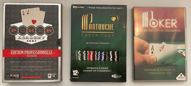 Poker Texas Holdem-leerlingpakket, Games en Spelcomputers, Games | Pc, Zo goed als nieuw, Ophalen of Verzenden