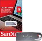 Sandisk Cruzer Force USB 2.0/3.0 Compatible Flash Drive 16GB, SanDisk, EU, Nieuw, 16 GB