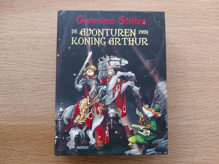 GERONIMO STILTON De avonturen van koning Arthur = NIEUW BOEK, Boeken, Kinderboeken | Jeugd | 10 tot 12 jaar, Nieuw, Fictie, Ophalen of Verzenden
