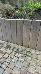 Betonnen palissade, kan ook gebruikt worden als borduren., Tuin en Terras, Bielzen en Borduren, 200 cm of meer, Beton, Blok, Gebruikt