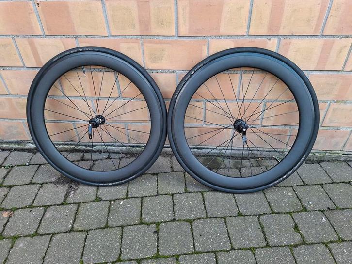 Carbonwielen dforce 60 mm, Fietsen en Brommers, Fietsonderdelen, Ophalen
