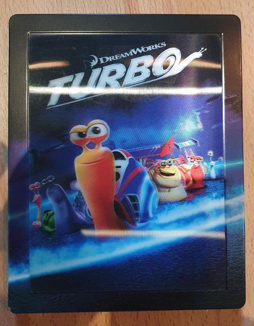 Turbo [Combo 3D + Blu-Ray + DVD-Édition boîtier SteelBook], Cd's en Dvd's, Blu-ray, Zo goed als nieuw, 3D, Ophalen of Verzenden