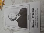 Bidprentje gaston eyskens, Verzamelen, Ophalen of Verzenden, Bidprentje