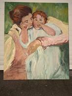 Huile sur panneau Signe tony reniers, Antiek en Kunst, Ophalen of Verzenden