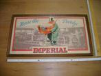 reclamebord IMPERIAL BIER, Verzamelen, Biermerken, Ophalen of Verzenden, Zo goed als nieuw, Reclamebord, Plaat of Schild, Overige merken
