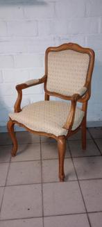 Armstoel Louis XXVI Zeteltje massief eik, Antiquités & Art, Enlèvement