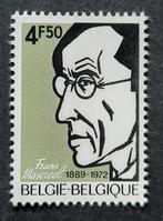 Belgique : COB 1641 ** Frans Masereel 1972, Art, Neuf, Sans timbre, Timbre-poste
