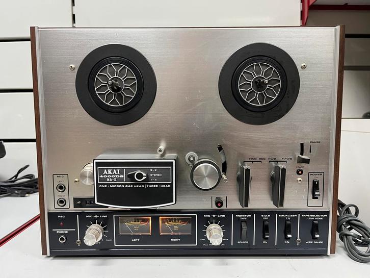 Akai 4000DS MKII – Magnétophone à bandes vintage - fin 70s, TV, Hi-fi & Vidéo, Enregistreurs audio, Magnétophone, Enlèvement