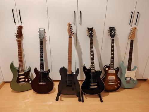 Uitdunning selectie topgitaren, Muziek en Instrumenten, Snaarinstrumenten | Gitaren | Elektrisch, Zo goed als nieuw, Solid body
