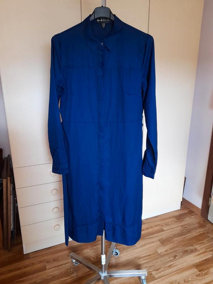 Jurk met lange mouwen. Geen koerierdiensten of oplichterij!, Kleding | Dames, Jurken, Nieuw, Maat 38/40 (M), Blauw, Knielengte