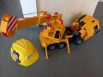 Bruder kraanwagen met helm en hijskraan dickie toys, Kinderen en Baby's, Ophalen, Gebruikt