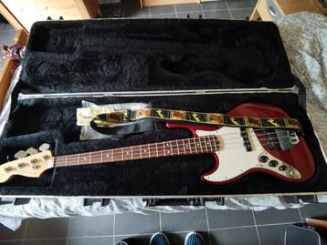 Linkshandige basgitaar Fender Jazz Bass USA. TK/Ruil.