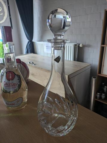 kristallen karaf - 33cm H - 25€, Antiek en Kunst, Antiek | Glaswerk en Kristal, Ophalen of Verzenden