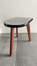 Vintage formica plantentafeltje/bijzettafeltje, Ophalen, Minder dan 55 cm, Gebruikt, Vintage/retro