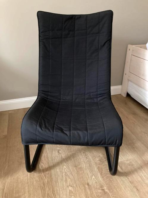 Zwarte fauteuil in zeer goede staat, Huis en Inrichting, Fauteuils, Zo goed als nieuw, Ophalen of Verzenden