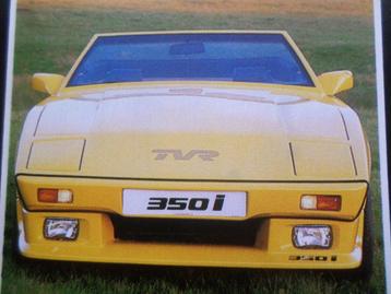 TVR 350i Convertible Brochure beschikbaar voor biedingen
