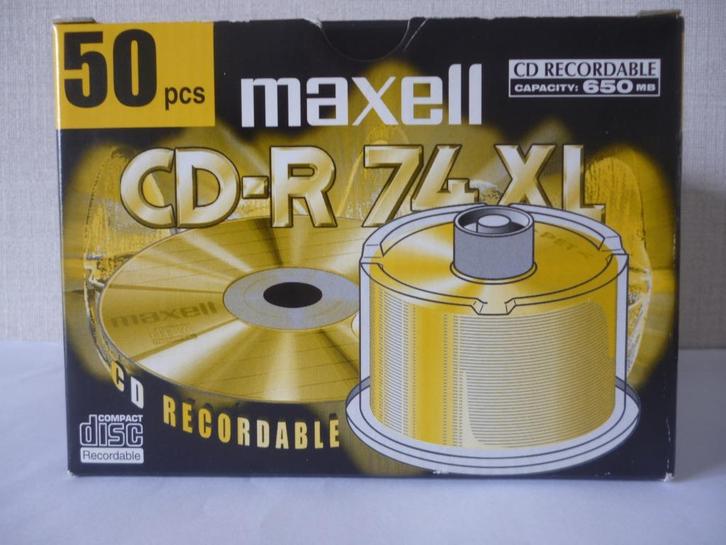 MAXELL CD-R 650Mb (29 stuks op spindel), Computers en Software, Beschrijfbare discs, Nieuw, Cd, Op spindel, Ophalen of Verzenden