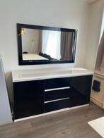 Set dressoir met spiegel + tv kast + kleine tafel, Ophalen of Verzenden, Zo goed als nieuw