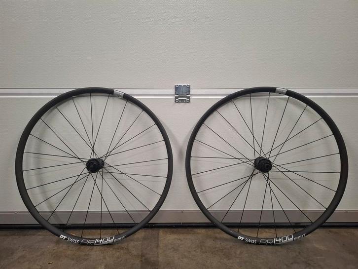 DT Swiss PR1400 racefiets disc wielen wielset - 1440gr, Fietsen en Brommers, Fietsonderdelen, Zo goed als nieuw, Racefiets, Wiel