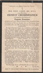 B P CROMMELINCK E -CASTER 1871 - BEVERE 1925, Ophalen of Verzenden, Bidprentje