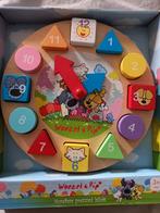 Woezel & Pip houten puzzel klok, Kinderen en Baby's, Ophalen, Zo goed als nieuw
