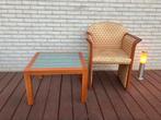 2 retro lounge stoelen, Huis en Inrichting, Stoelen, Ophalen, Gebruikt, Twee